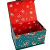 CraftOutlet.com 4.5 Inch Sm Magnetic Closure Box... Rigid Christmas Decor Gift Decorative Boxes - 3 of 3