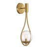Savoy House Encino 1 - Light Wall Light in  Warm Brass - 4 of 4