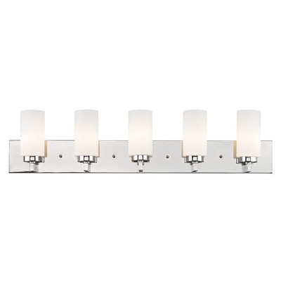 Livex Lighting West Lake 5 - Light Vanity in  Polished Chrome