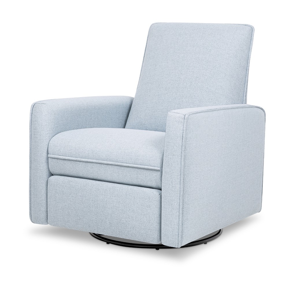 Photos - Coffee Table DaVinci Penny Recliner and Swivel Glider - Performance Chambray Eco-Twill 