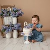 2Bunnies Lace Pom Pom Trim Baby Girl Dress - 4 of 4