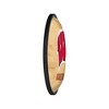 College Basketball Hardwood Design Oval Slimline Lighted Wall Sign - 3 of 4
