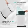 3.2 Gallon Kitchen Trash Can with Soft Close Lid - Fingerprint Proof Stainless Steel Garbage Bin, Quiet Foot Pedal, Hidden Handle - 4 of 4