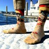 Vacationing Robot on the Beach Socks from the Sock Panda (Men's Sizes Adult Large) - 2 of 4