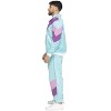 Fun World Cool Blue 80's Track Suit Adult Costume - 4 of 4