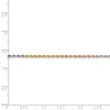 Black Bow Jewelry 1.8mm 14k Tri-Color Gold D/C Solid Rope Chain Anklet or Bracelet - 4 of 4