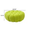 WJSHome Bubble Couch Ottoman,42.52'' Oversized Bubble Sofa Chair, 3D Honeycomb Modern Curved Couches for Living Room, Office, Apartment - 2 of 4