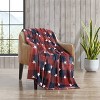 50"x70" Oversized Americana Plaid Throw Blanket Red - Eddie Bauer - 4 of 4