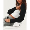 Women Open Front Cardigan For Women Long Batwing Sleeve Knitted Bolero Shrugs Casual Sweaters - 3 of 4