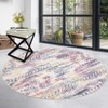 Modern Washable Hallway Runner,Bohemian Rugs ,Non-Slip Non-Shedding Kitchen Entrway Bathroom Floor Mat for Living Room Bedroom - 4 of 4
