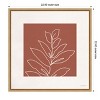 Amanti Art Just Leaves 06 by Lisa Audit Canvas Wall Art Print Framed 22 x 22-in. - 4 of 4