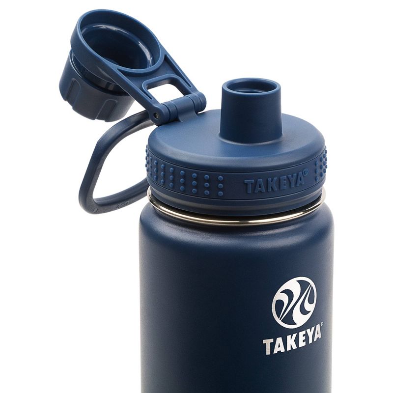 Takeya 22oz Actives Insulated Stainless Steel Water Bottle with Spout Lid, 3 of 9