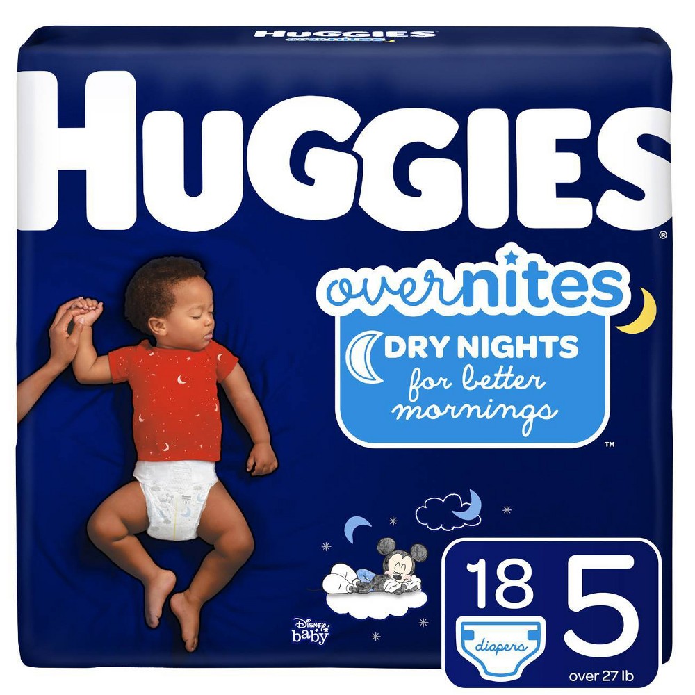 UPC 036000406849 product image for Huggies Overnites Diapers Jumbo Pack - Size 5 (18ct) | upcitemdb.com