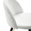 Modway Cordial Upholstered Fabric Dining Chairs - Set of 2 - 3 of 4