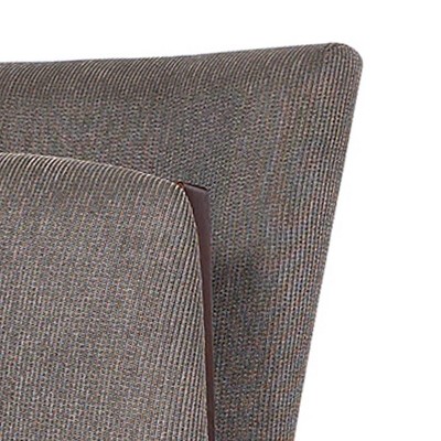Espresso Brown Upholstered Parsons Folding Side Chair Set