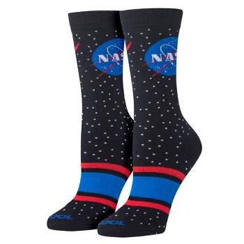 Cool Socks, Nasa Stars, Funny Novelty Socks, Medium