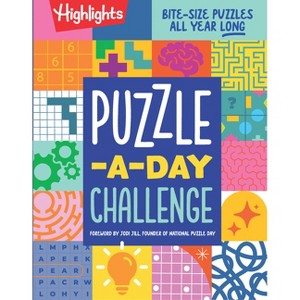 Puzzle-A-Day Challenge: Bite-Size Puzzles All Year Long - (Highlights Hidden Pictures) (Paperback) - 1 of 1