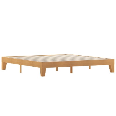 Amalia Solid Wooden Platform Bed with Wooden Support Slats - Taylor & Logan