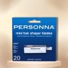 Personna Mini Hair Shaper Injector Blades | They are durable and long-lasting. | They are easy to use and replace.- (20-pack) - 2 of 2