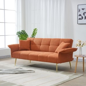 NicBex 67/70/79Inch Loveseat,Modern Convertible Loveseat Sofa with Adjustable Arms,Upholstered 2-Seater Couch Set for Living Room,Bedroom,Lounge - 1 of 4