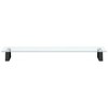 vidaXL Monitor Stand Black 31.5 in.x7.9 in.x3.1 in. Tempered Glass and Metal - 4 of 4