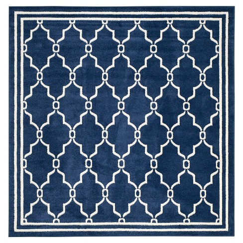 Safavieh Courtyard Navy Indoor Outdoor Rug - 2' x 3'7, 1 - Baker's