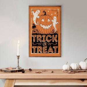 Kendrick Home Wicked I Trick Or Treat By Janelle Penner Wall Art - 1 of 4
