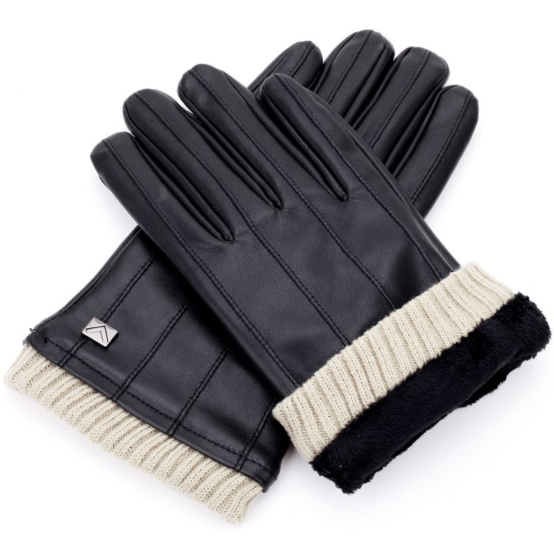 Men's Classic Touchscreen Lined  Winter Gloves, 4 of 6