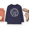 The Juniper Shop SmileyWorld Back To School Checkered Circle  Youth Long Sleeve Tee - 3 of 4