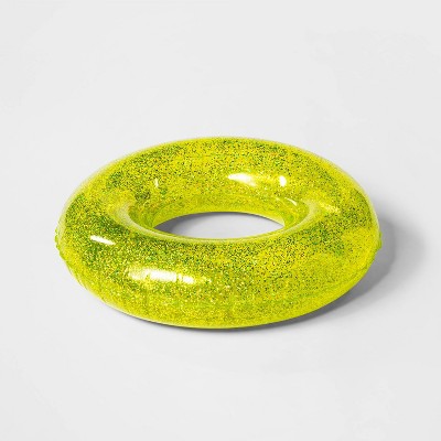 Lime Green Glitter Ring Tube - Sun Squad™