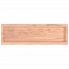 vidaXL Bathroom Countertop Light Brown 39.4 in.x11.8 in.x(0.8 in.-1.6 in.) Treated Solid Wood - 4 of 4