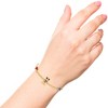 Disney Womens Mickey Mouse Bracelet with Station Pendants 6.5" + 1" - Gold Plated Mickey Bracelet Officially Licensed - 2 of 4