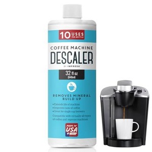 IMPRESA 10 Uses 32oz Coffee Machine Descaler Virtually All Single Use ...