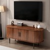 Dexmalle 47" Modern TV Console Table with Storage Compartment and Sliding Door - 3 of 4