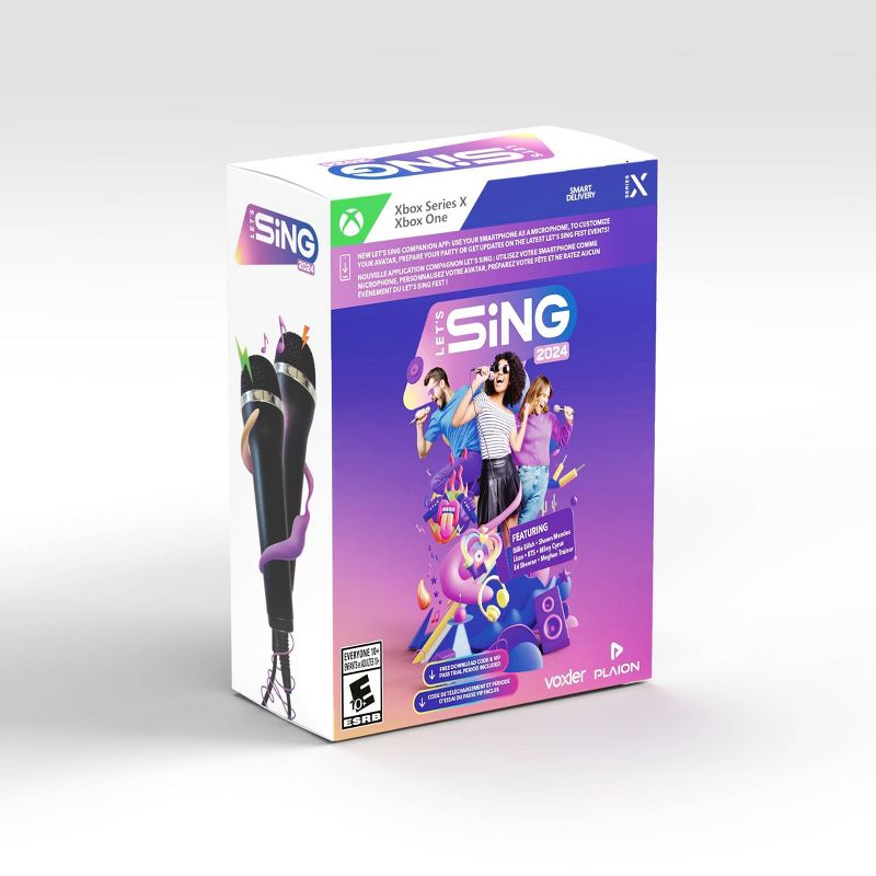 Let&#39;s Sing 2024 + 2 Mic - Xbox Series X/Xbox One, 1 of 8