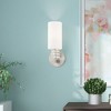 Livex Lighting Carlisle 1 - Light Wall Light in  Brushed Nickel - 4 of 4