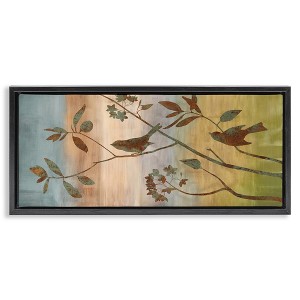 Stupell Industries Collaged Bird Nature Silhouette, 25" x 11" - 1 of 4