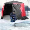 VEVOR Portable Ice Shelter, 4-6 Person Insulated Pop-Up Ice Fishing Tent, 50 Square Feet Fishable Area, Thermal Ice Shanty for Winter Fishing - 2 of 4