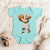 The Juniper Shop Watercolor Basketball Bear Baby Short Sleeve Bodysuit - 3 of 4
