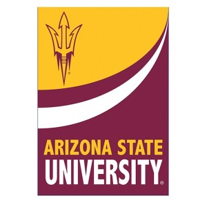 NCAA Arizona State University Garden Flag 12x18 Double Sided, Officially Licensed Sports Flags For Outside, Indoor and Outdoor Students & Alumni - 1 of 1