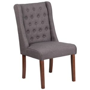 Hercules Tufted Parsons Chair Gray - Riverstone Furniture