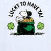 Boys' - Peanuts - Lucky To Have Ya Short Sleeve Graphic T-Shirt - 2 of 4