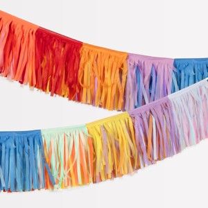 Meri Meri Bright Fringe Garland (11.5' with excess cord - Pack of 1) - 1 of 4
