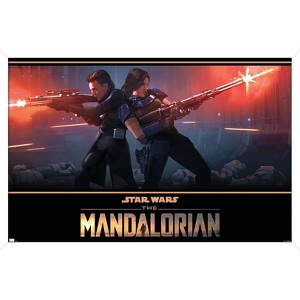 Trends International Star Wars: The Mandalorian Season 2 - Back to Back Framed Wall Poster Prints - 1 of 4