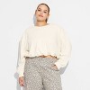 Women's Bubble Hem Sweatshirt - Wild Fable™ - 2 of 3