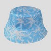 Anna-Kaci Women's Coconut Palm Print Bucket Hats Reversible Anti-UV Hat - 3 of 4
