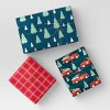 30" 3pk 180 sq ft Christmas Wrap Pack Trucks/Plaid/Trees - Wondershop™ - 2 of 3