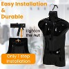 FDW 4 Piece Female Male Mannequin  Set Torso Dress Form 27/30 Inch Height Dress Model Mannequin with PP Material & Adjustable Metal Hooks - 4 of 4