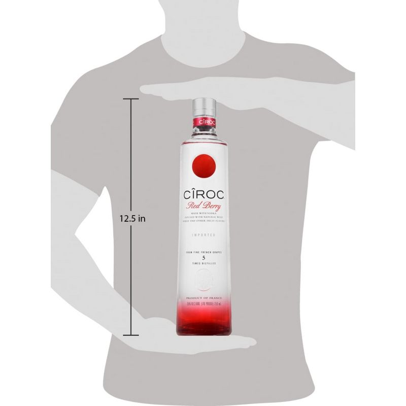 C&#206;ROC Red Berry Vodka - 750ml Bottle, 4 of 7