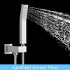 Wall-Mounted Shower System Combo Set with 10" Rainfall Shower Head, Handheld Shower, and Brass Valve Rough-In - 4 of 4